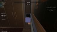 Hide in blind spots to avoid the killer in the early rounds (Image via Roblox)